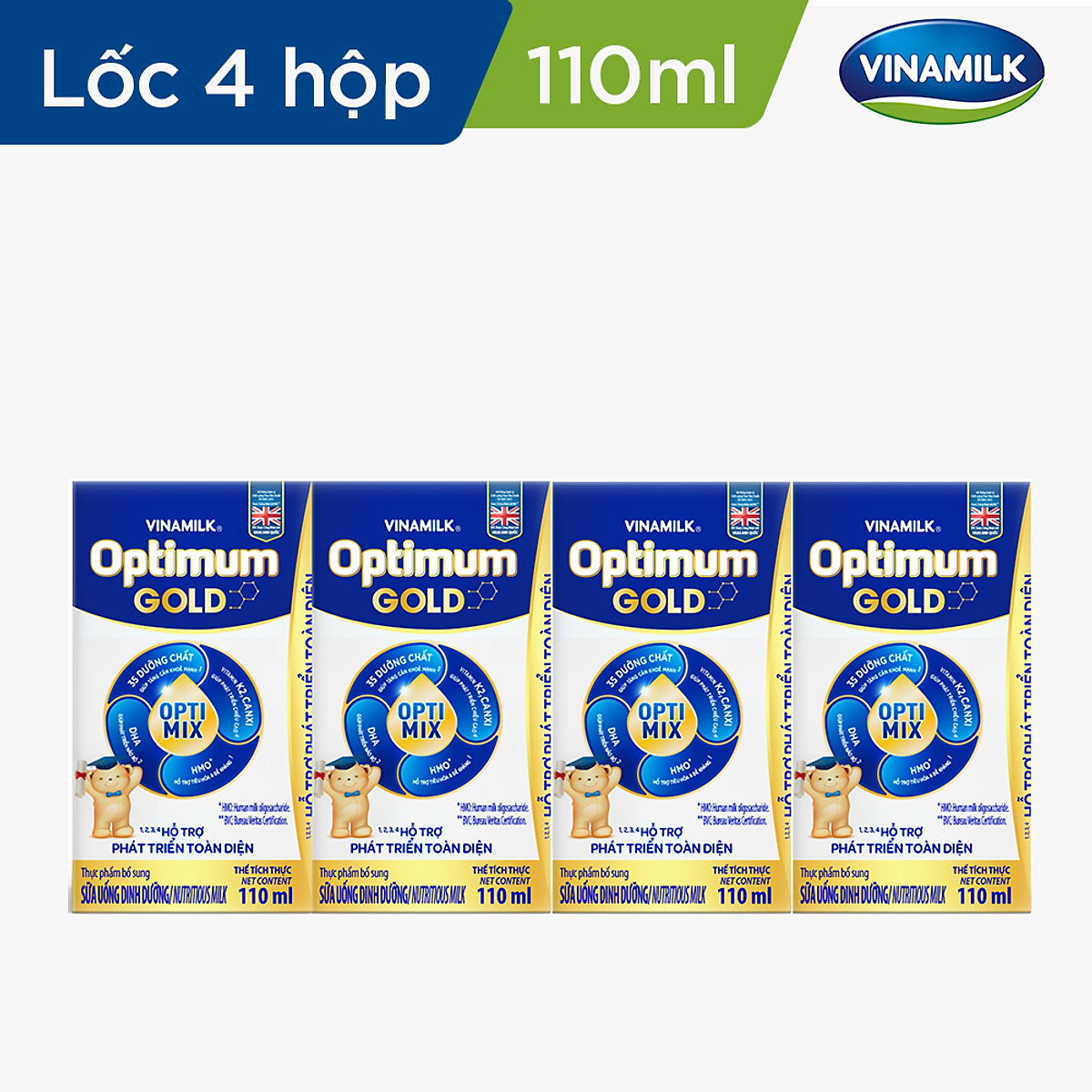 Sữa Optimum Pha Sẵn 110ml - Vinamilk